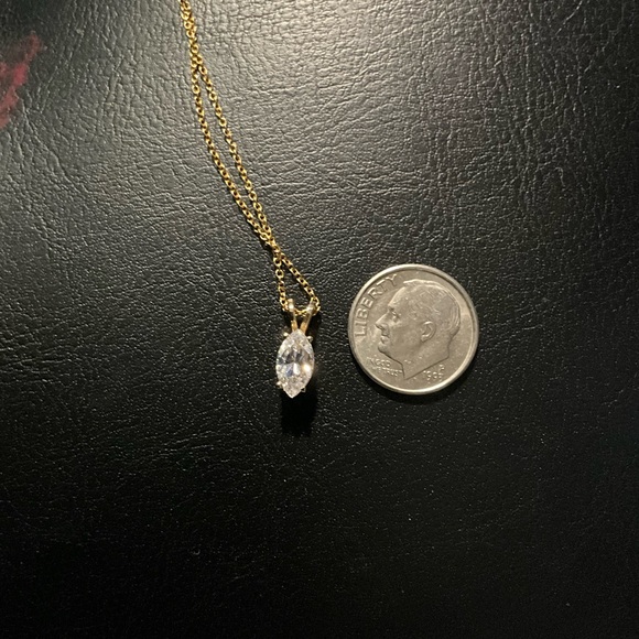 VALENTINE!! GORGEOUS! Diamond Nexus Marquise Cut Basket Set Pendant 0.76ct 🎁wbox - Picture 8 of 10